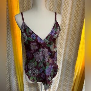 NWOT/ intimately free people size medium cropped floral cami